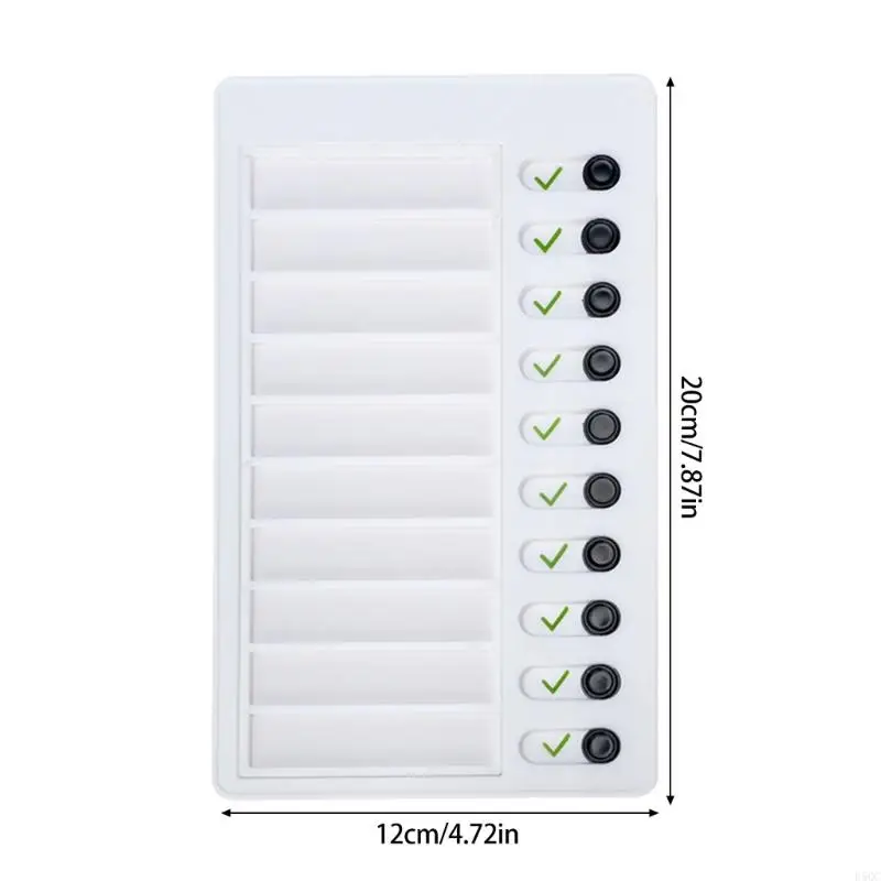 Tägliches Routine -Diagramm für Kid Daily Chore Checkliste Task Diagramm D5QC