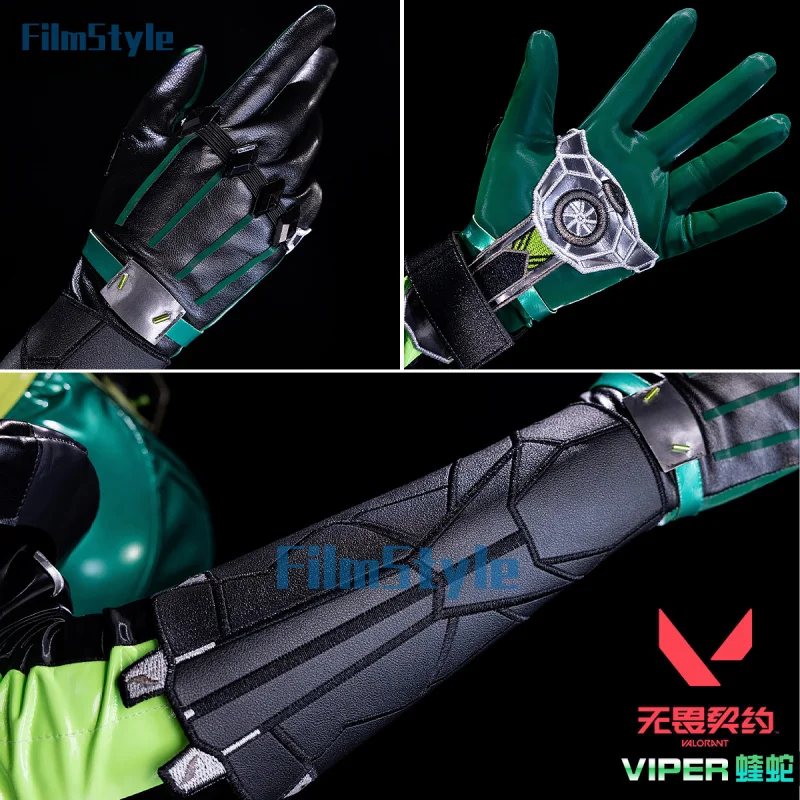 Game VALORANT Viper Cosplay Costume Uniform Halloween Carnival Party Christmas Play Role Clothes Clothing - view 5