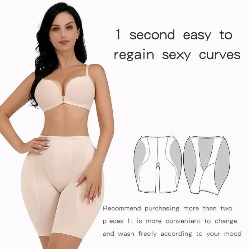 

Women Butt Lifter Shapewear Tummy Control Padded Panties Big Hip Pads Fake Buttocks Thigh Slimmer Ass