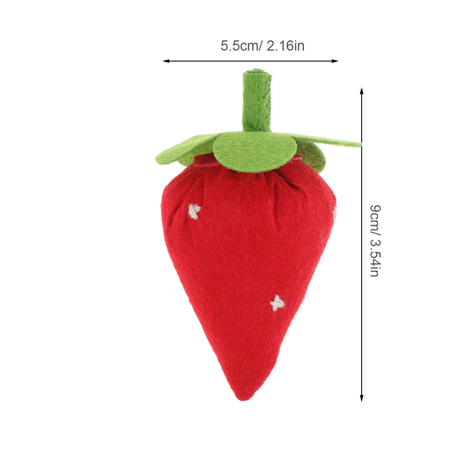 Realistisch vilt aardbei decor kunstfruit voor keukentafel centerpieces feestdecoratie thuis display