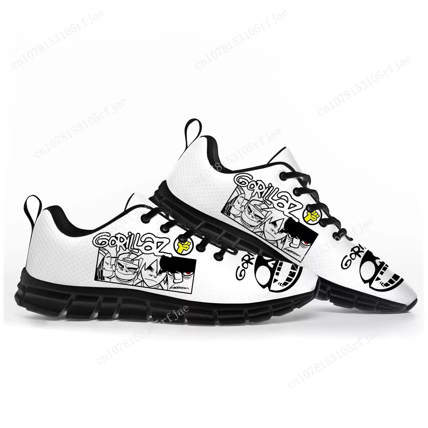 Zapatos deportivos Gorillaz Band para hombre, mujer, adolescente, niños, zapatillas personalizadas, zapatos informales hechos a medida, zapatos de pareja de alta calidad