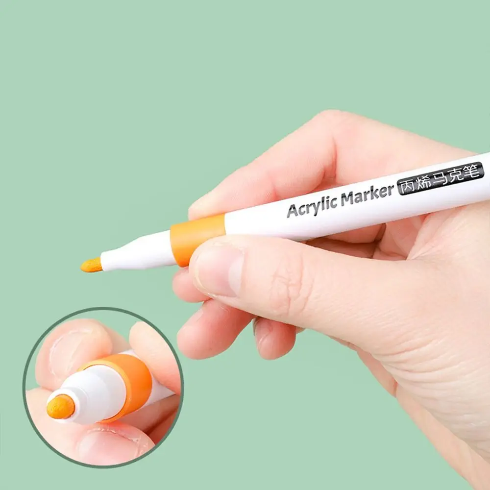 

Waterproof 12/24/36/48/60 Colors Acrylic Marker Painting Graffiti Art Painting Markers Pens DIY Crafts Drawing