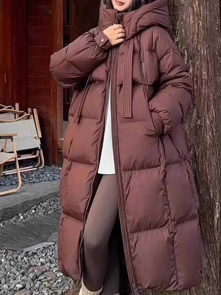 Winter Coat Women Thicken Warm Oversized Hoodies Casual Loose Jacket Korean Autumn Winter Fashion Down Cotton Parkas