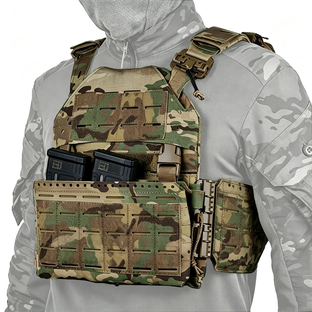 Tactical Plate Carrier Vest SS Style LV120 Kit Modular Quick Release Cummerbund MOLLE Hunting Comabt Training Airsoft Vest Gear