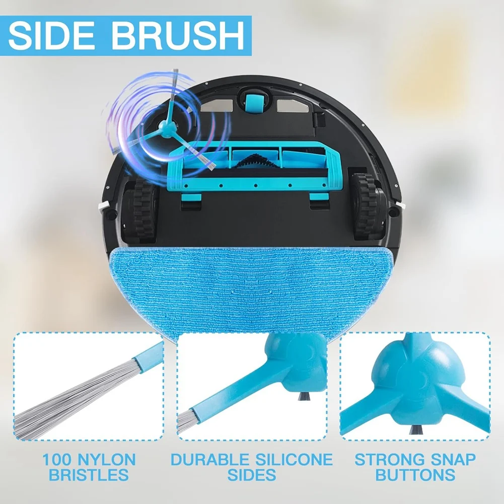 Для Cecotec Conga 8290 Power Ultra Home Genesis/7490 Immortal X-Treme Основная боковая щетка Hepa-фильтр Швабра Тканевые мешки для пыли_A66K