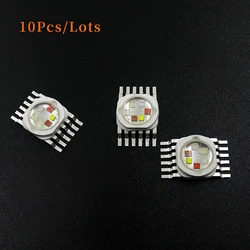 10 pcs/pack 6W 12w 18w RGBWA UV 6 in 1 LED Bead Lamp Source Led Chip RGBWA 5in1 LED Lamp Bead Led light For  Led Stage Lighting