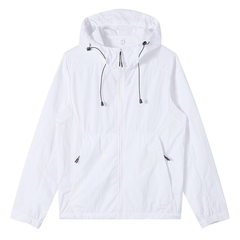 

Весенне-летние мужские ультралегкие куртки с капюшоном и защитой от ультрафиолета, быстросохнущие мужские дышащие водонепроницаемые куртки на молнии с защитой от солнца