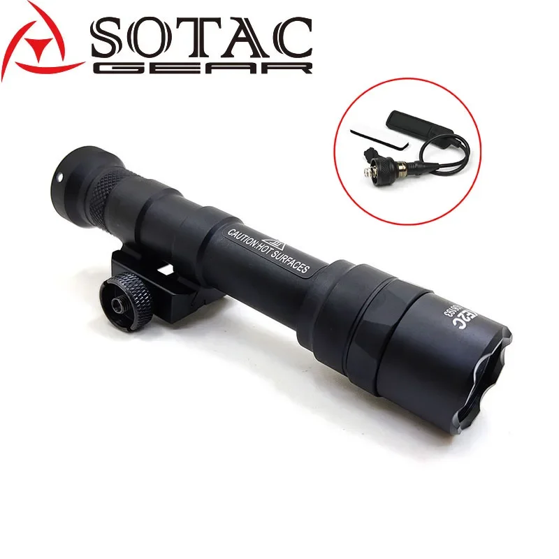 SOTAC-GEAR M600b Led Strong Light Metal Torch Outdoor High Light Flashlight Torch