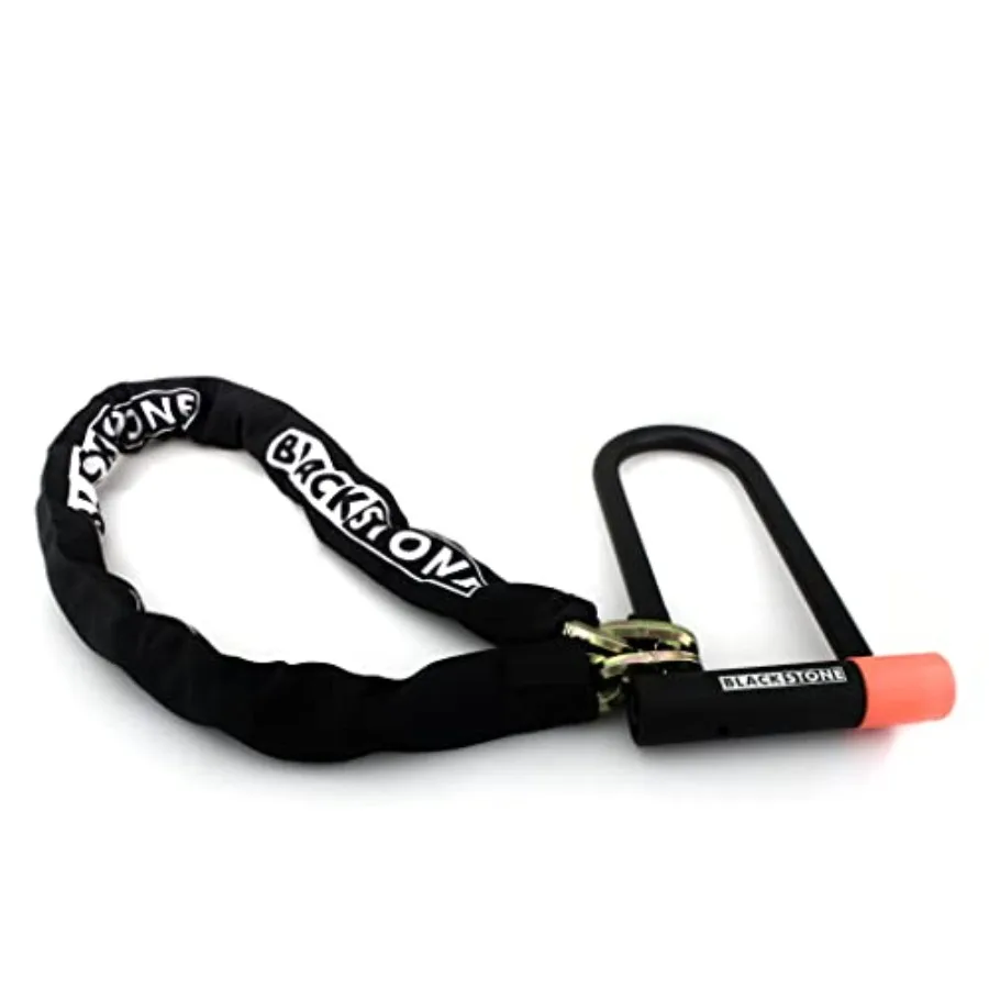 

Anti-Theft 130 dB Alarm U-Lock Heavy Duty w/ Security Chain in Black with High-Alert Sound and Durable Steel Construction for