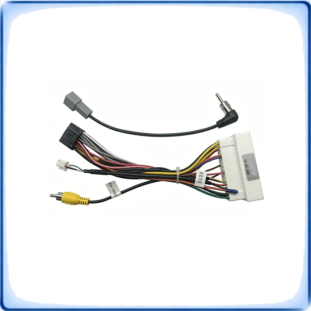 

Car Radio Wiring Harness for Hyundai Kia Low Config No Display No Amplifier Retain Rear Camera No CANBUS Plug and Play