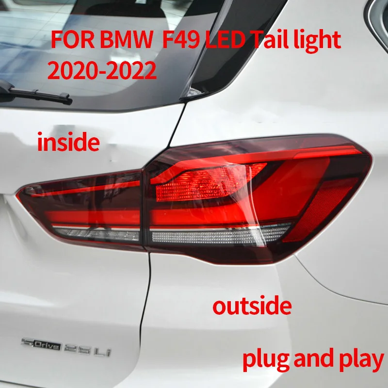 Zespół tylnych świateł dla BMW E84 F48 F49 2008-2022 LED tylna lampa hamulec wsteczny tylne światło kierunkowskaz DRL część samochodowa