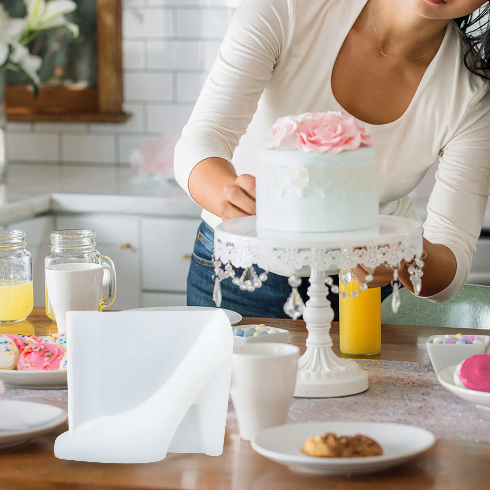 

Safe Edges Smooth Surface Shoe Chocolate Molds Baking Molds for Cake Professional DIY Candy Making Tools Shoe Cake Mold