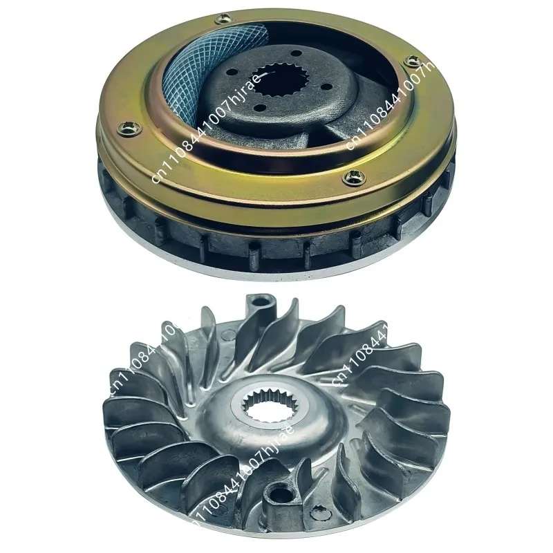 Front Primary Clutch Drive Transmission Assembly 132mm 20T Fit For Linhai 400 LH400 27254 4‑Wheel Go Kart ATV UTV Repair Part