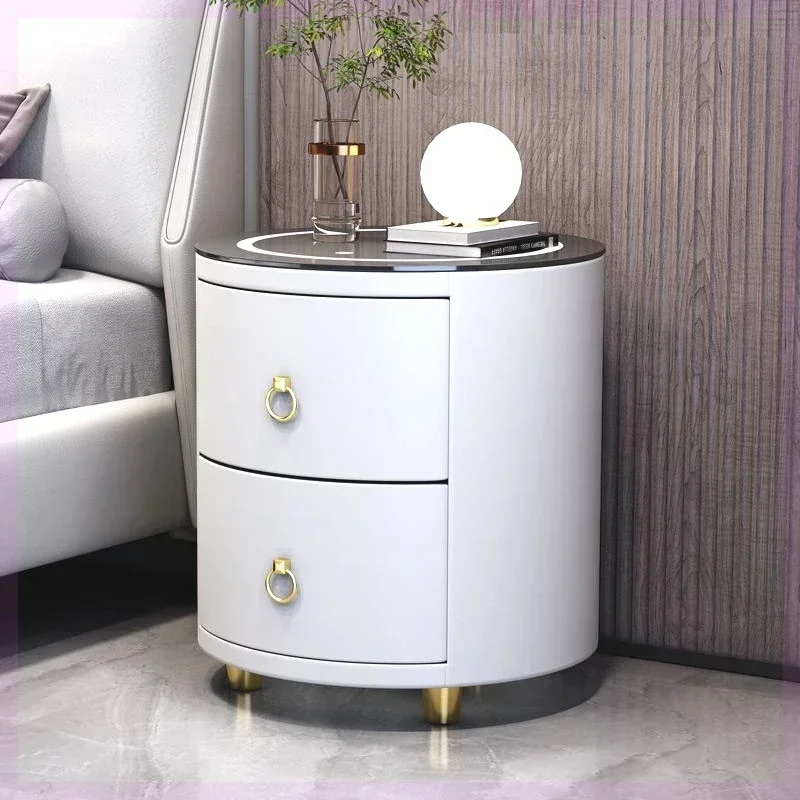 

Прикроватная тумбочка в скандинавском стиле, шкаф для хранения, узкая круглая тумбочка середины века, изголовье кровати, дизайнерский вспомогательный геймерский книжный шкаф