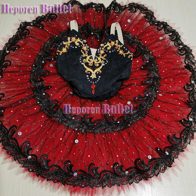 New Arrival High Quality Black Red Esmeralda Ballet Tutus Custom Made,Ballet Dresses For Don Quixote Or Paquita Show