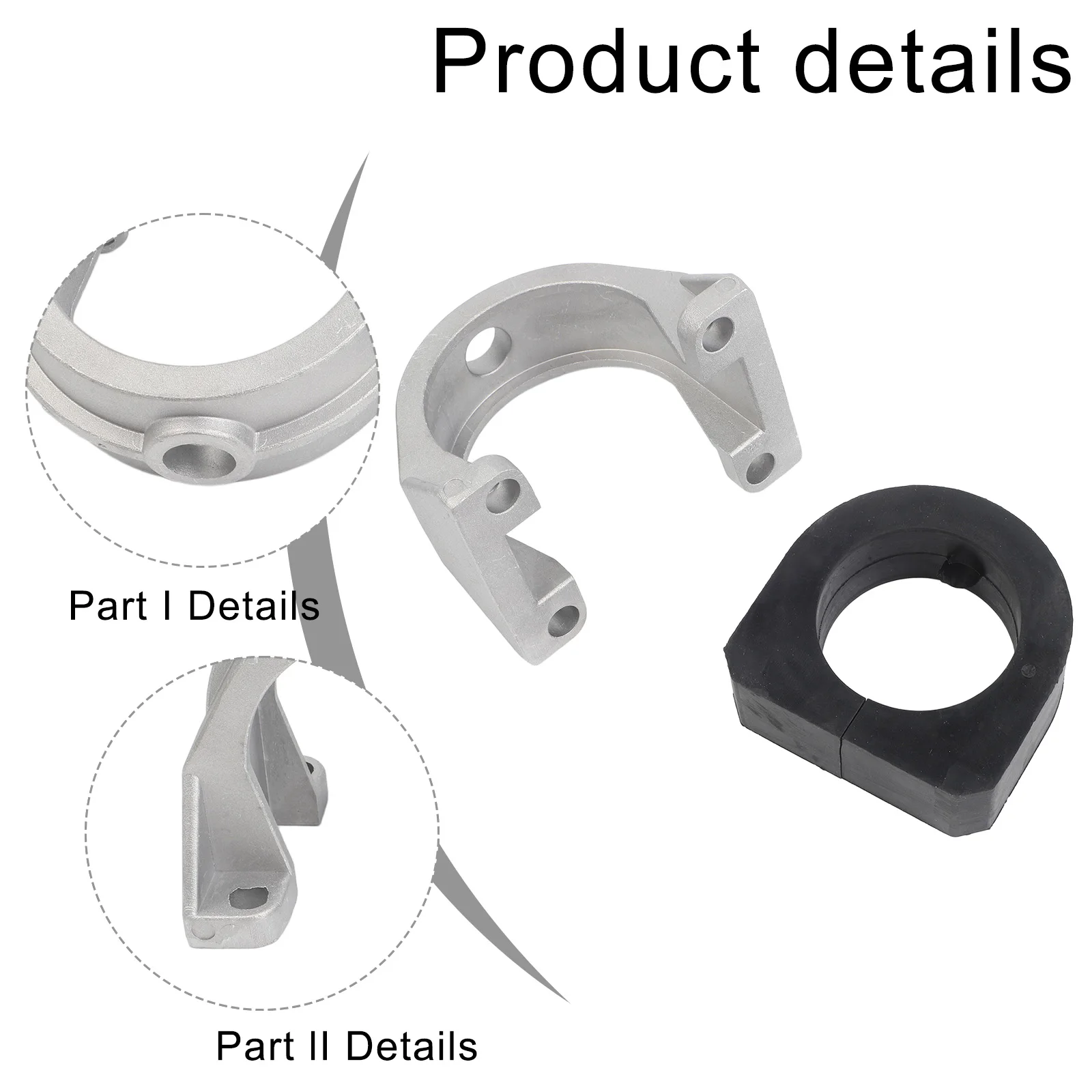 Rear Spring Mount Cap with Rubber for Golf Cart 1994 2008 Replace OEM 72117G01 72037G01 Secure Fit for Rear Axle Stability