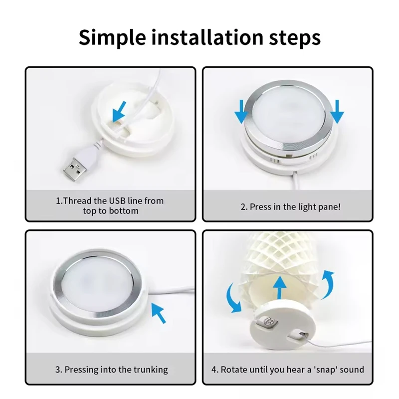 جزء طابعة ثلاثية الأبعاد لمختبر بامبو LED طقم مصابيح 001 لتقوم بها بنفسك نموذج الأجهزة دون قذيفة أبيض دافئ تيار مستمر 5 فولت طقم إضاءة قابل للتعديل للطابعة ثلاثية الأبعاد #4