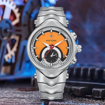 새로운 럭셔리 남성 시계 남성용 방수 석영 시계 하이 엔드 레트로 밀레니엄 스타일 디자인 시계 쥬얼리 드레싱 Y2K 남성