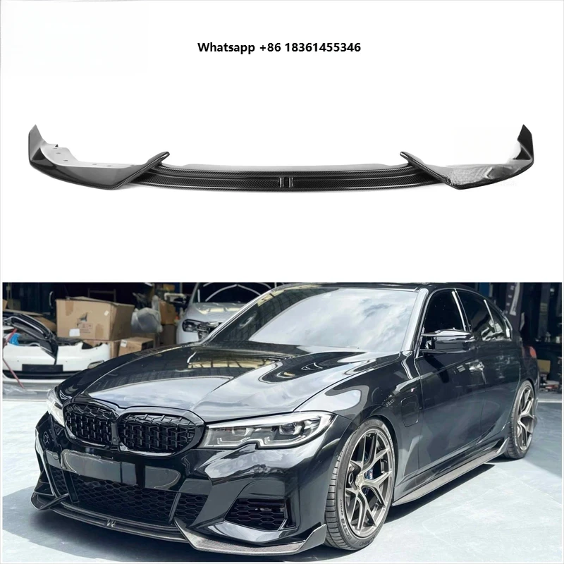 

For 3 Series G20 G28 New Upgrade AD Front Bumper Separator Accessories High Quality ADR Style Carbon Fiber Front Lip