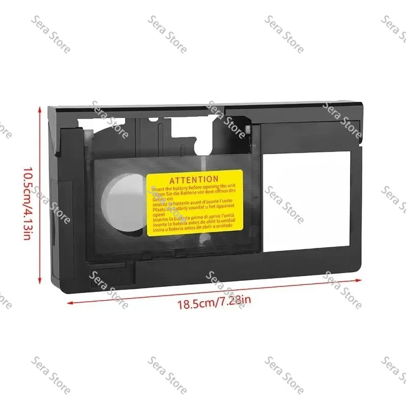 VHS to VHS-C Video Tape Adapter Cassette Converter, 1/2 Inch Tape Adapter, Not Compatible with MiniDV Hi8