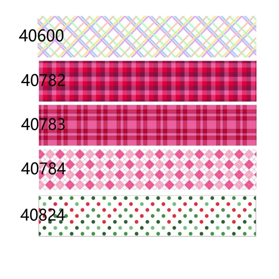 

5 ярдов клетчатая лента в репсовую ленту для праздничных бантов для волос, материал для рукоделия, аксессуары «сделай сам»