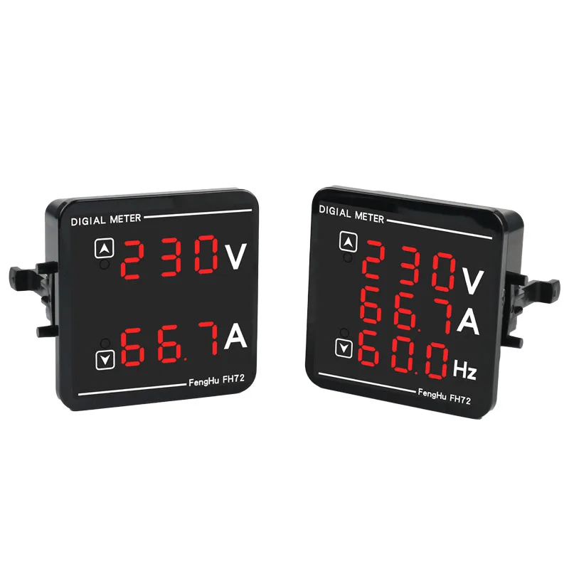 Picture 5: FH-72VAH AC Voltage and Current Frequency Meter, Digital Display, Dual Display, Triple Display, AC 50-500V Digital Instrument,