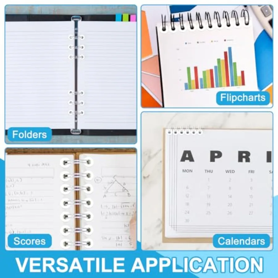 4000 PCS SelfAdhesive Hole Reinforcement Stickers 1 4 Diameter Hole Puh Reinforcement Stickers NonPrintable Paper Hole Reinforc