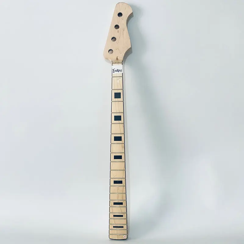 EN411 Custom Order 4 String Electric Bass Neck Natural Maple No Paints Unfinished Version 20 Frets for DIY Replace