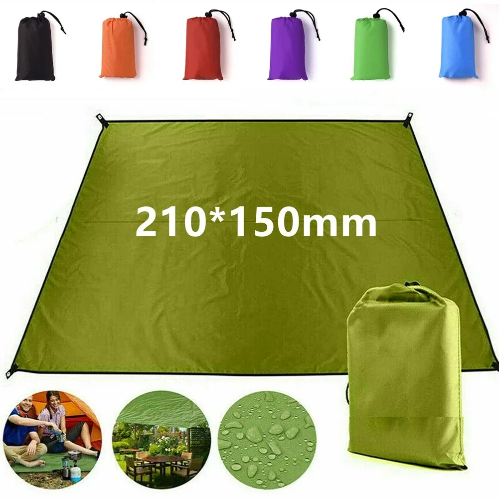 1x tienda de campaña lona lluvia sol sombra hamacas refugio Camping supervivencia sol refugio Picnic toldo cubierta impermeable accesorios de senderismo