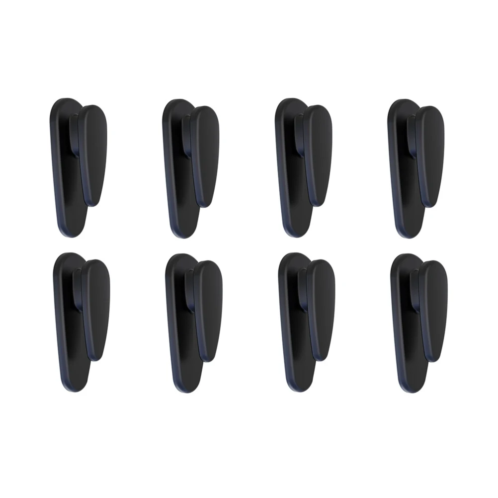 

8pcs Car Mount Durable Multi-function Self-adhesive Accessories Hang Keys Cable Hooks Practical Hooks Instrument Desk