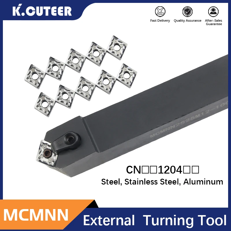 MCMNN-80/100 2020 2525 3232 CNC Lathe Arbor Machining Cutter External Holders Boring Metal Cutting Toolholders CNMG TurningTools