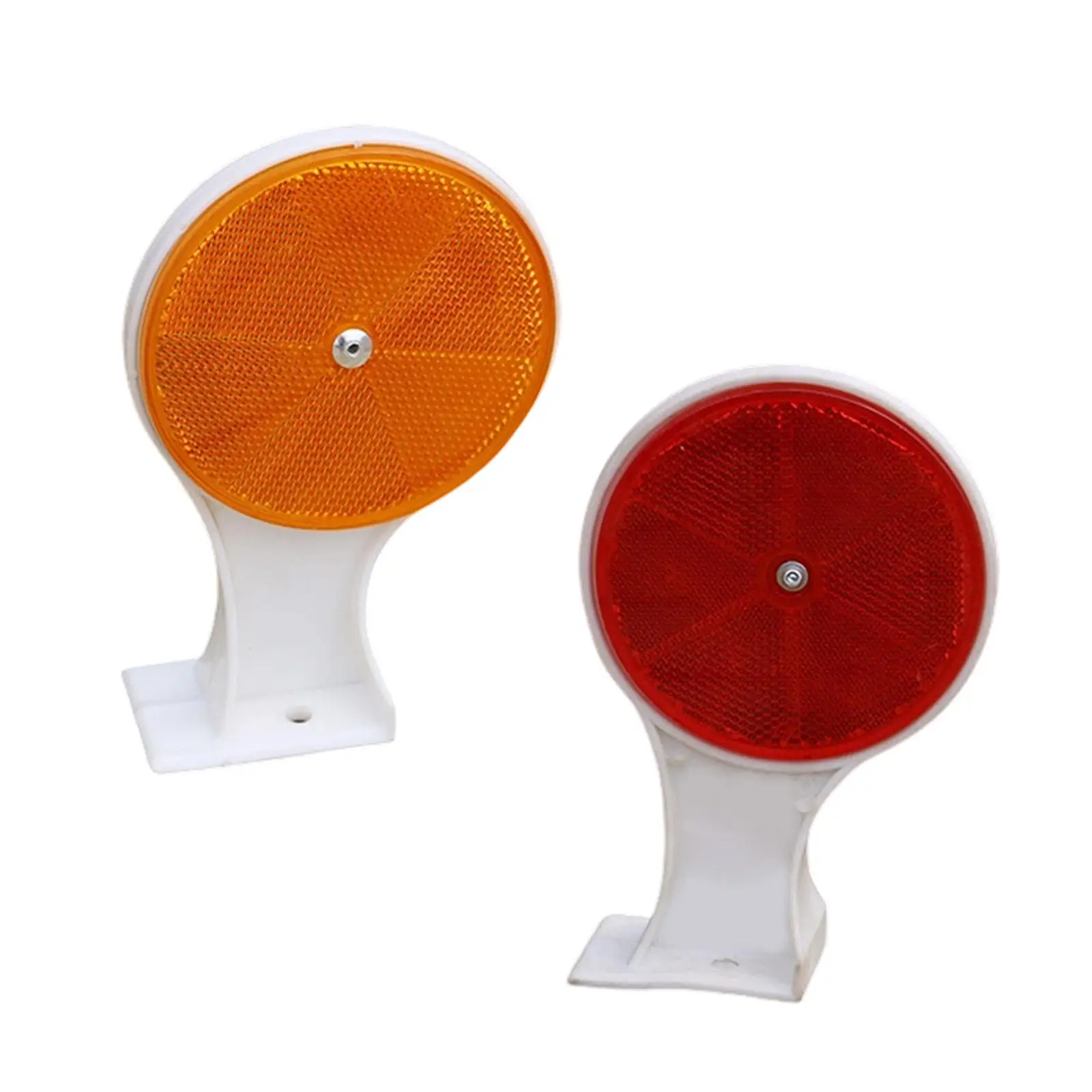 Driveway Marker Versatile Weatherproof Round Reflector, Road Marker Warning Sign for Freeways, Garden Towing Emergency