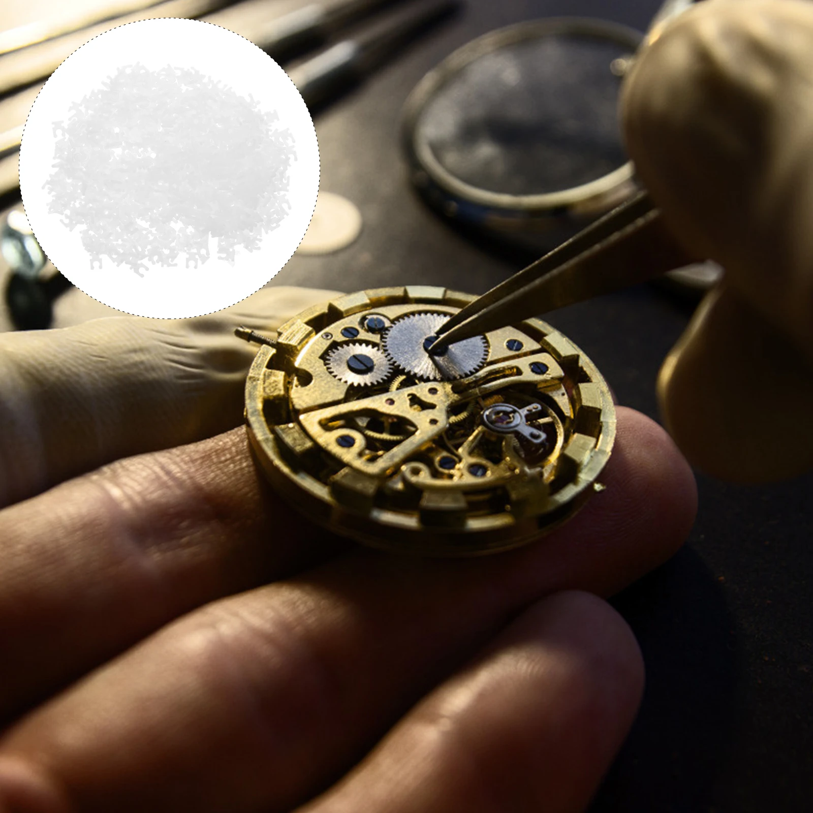 

1000Pcs Watch Pause Tool High Quality Plastic Time Stopper for Wristwatch Life Extension Watch Repairing Tool