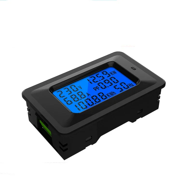الفولتميتر الرقمي مقياس التيار الكهربائي اختبار الطاقة مقياس الطاقة المنزلية متعددة الوظائف عداد كهربائي الفولتميتر تستر كاشف المؤشر #6