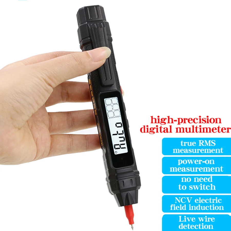 Multímetro tipo bolígrafo TS-20A, probador de voltaje, detección de rotura de cables multifuncional, electricista Digital, Tes de inducción especial