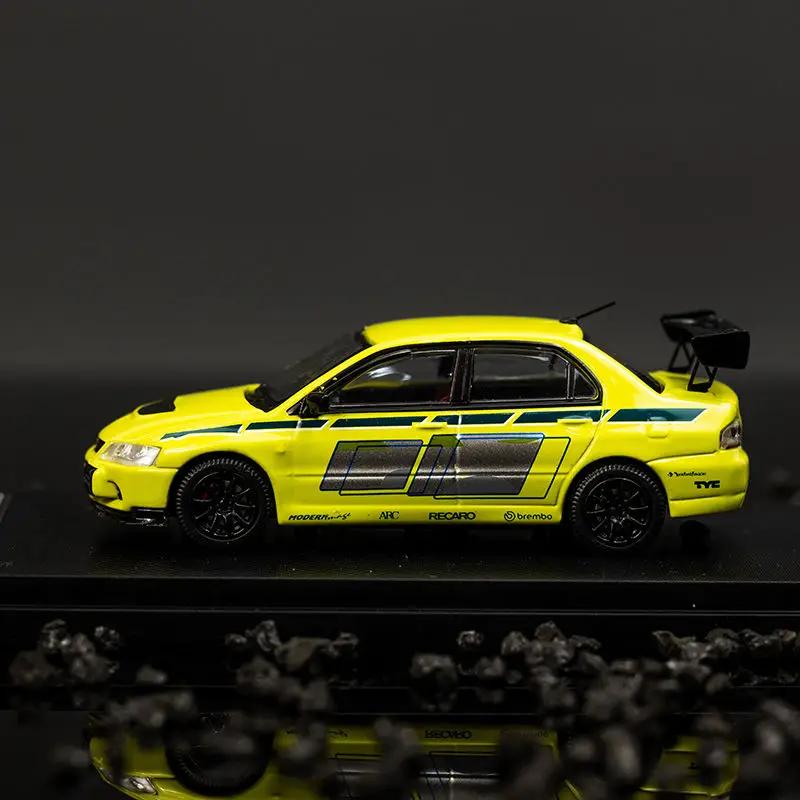 Diecast 1/64 Model Car Mitsubishi Lancer EVO IX 9 Alloy Car Model Mitsubishi Lancer EVO Play Vehicles Toys for Boys Original Box