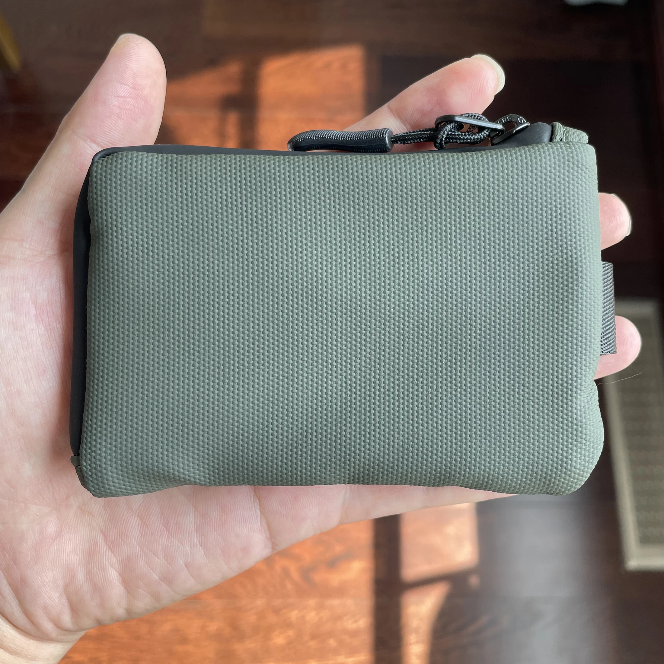 Waterproof Men's Mini Wallet Rfid Credit Card Holder Nylon Slim Purse Zipper Key Card Case Male Tactical Coin Purse Card Bag