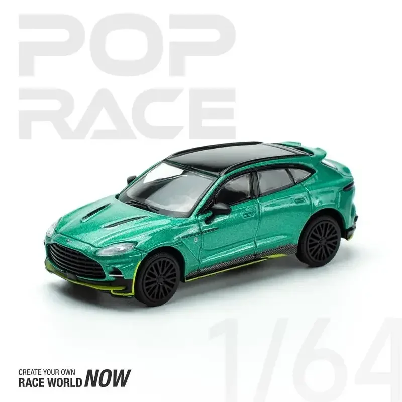 

Литая под давлением модель автомобиля POPRACE 1:64 DBX RACING GREEN