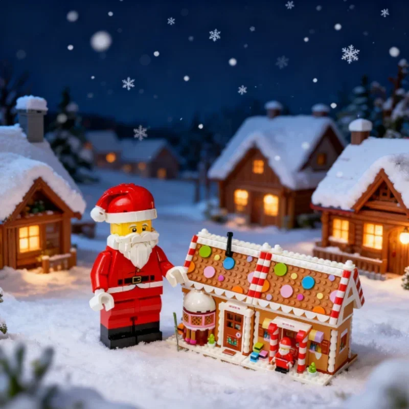 2026 NIEUWE Grappige Bouwstenen Kerstman Man Uitgerust Met Beweegbare Armen 40820 Verjaardag Kerst Sfeer Cadeaus voor Vrienden