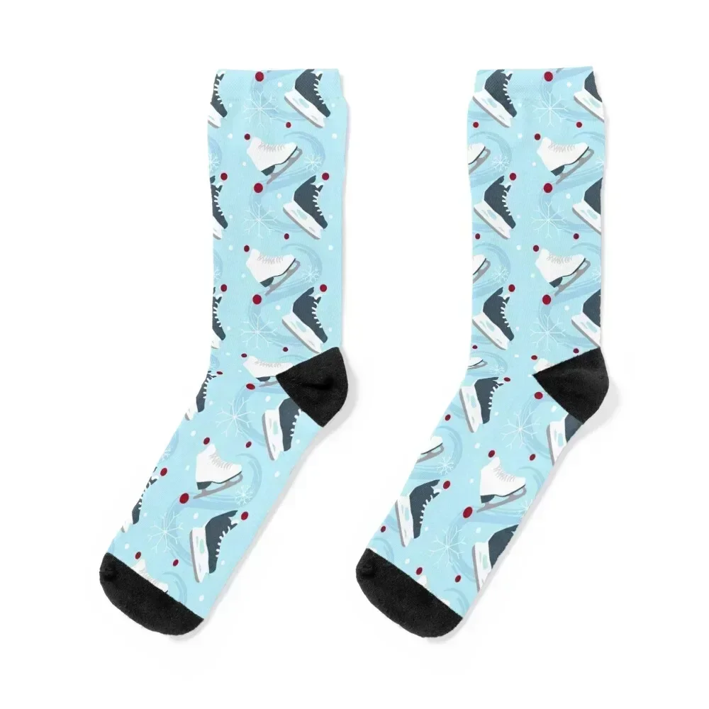 

Ice Skating Design Socks Sports fashionable designer anime Male Socks Women's