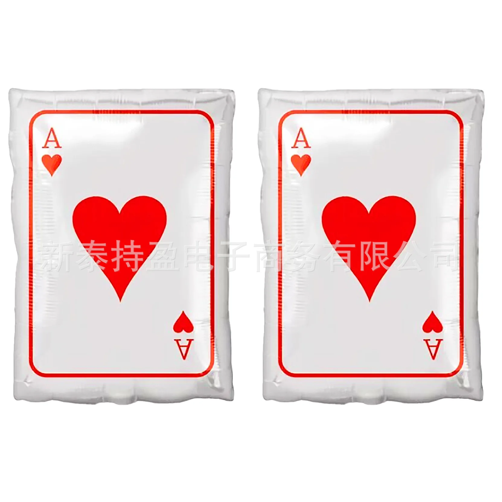 5pcs Casino Party Peach Heart Plum Recipe Foil Balloons Casino Night Poker Birthday Las Vegas Themed Party Decorations