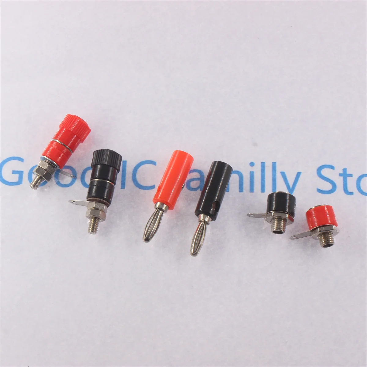 10PCS Binding Posts Terminals 4mm Bananenstecker Buchse 4mm Terminal Stecker für Verstärker Arduino