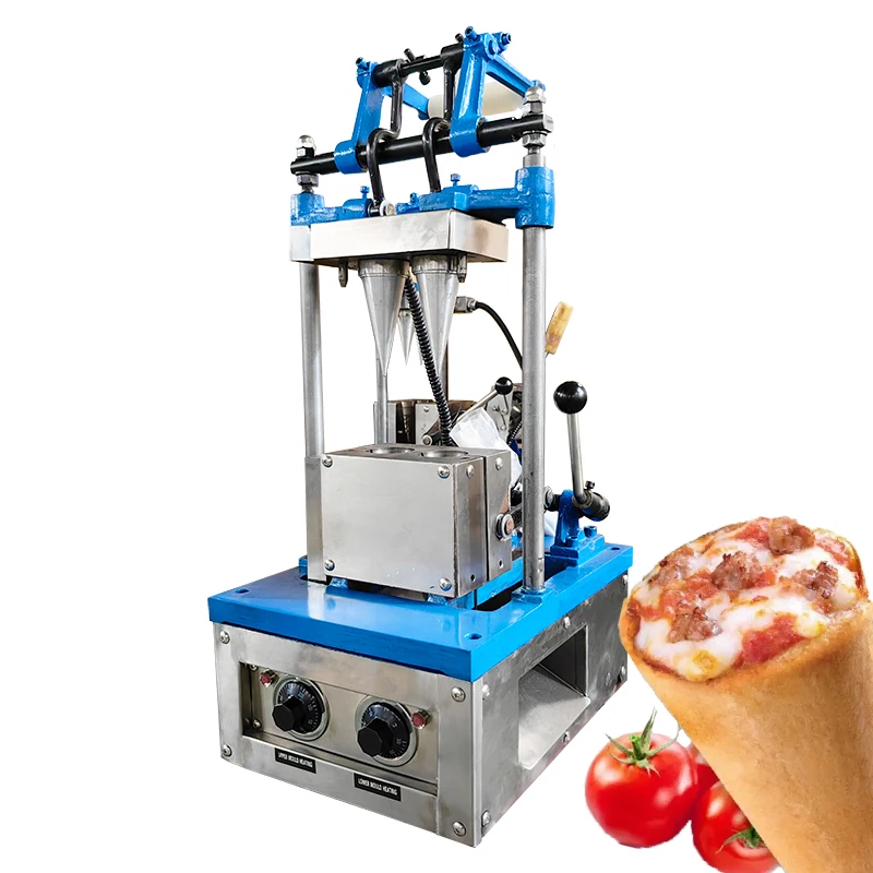 Máquina para hacer tazas de Pizza, fabricante comercial de conos de Pizza dulce a bajo precio