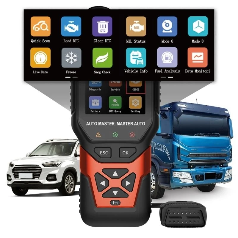 XA6H Professional DPF Diagnostic Tool OBD2 Scanner for Gas Engines with Real Time Data Analysis and DPF Regeneration Function