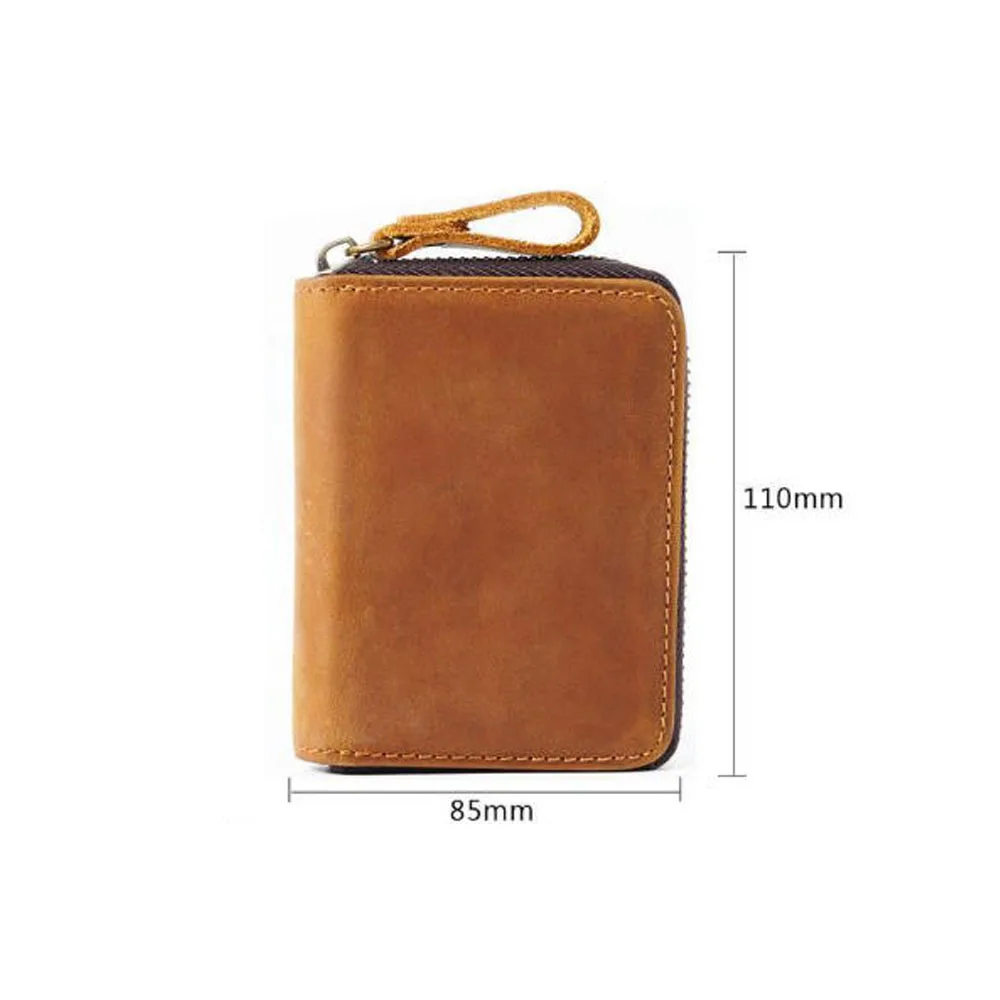 منظم بطاقات من الجلد الطبيعي، حامل بطاقة الأكورديون، محفظة للعملات المعدنية، محفظة جلدية لحامل البطاقات، محفظة عمل