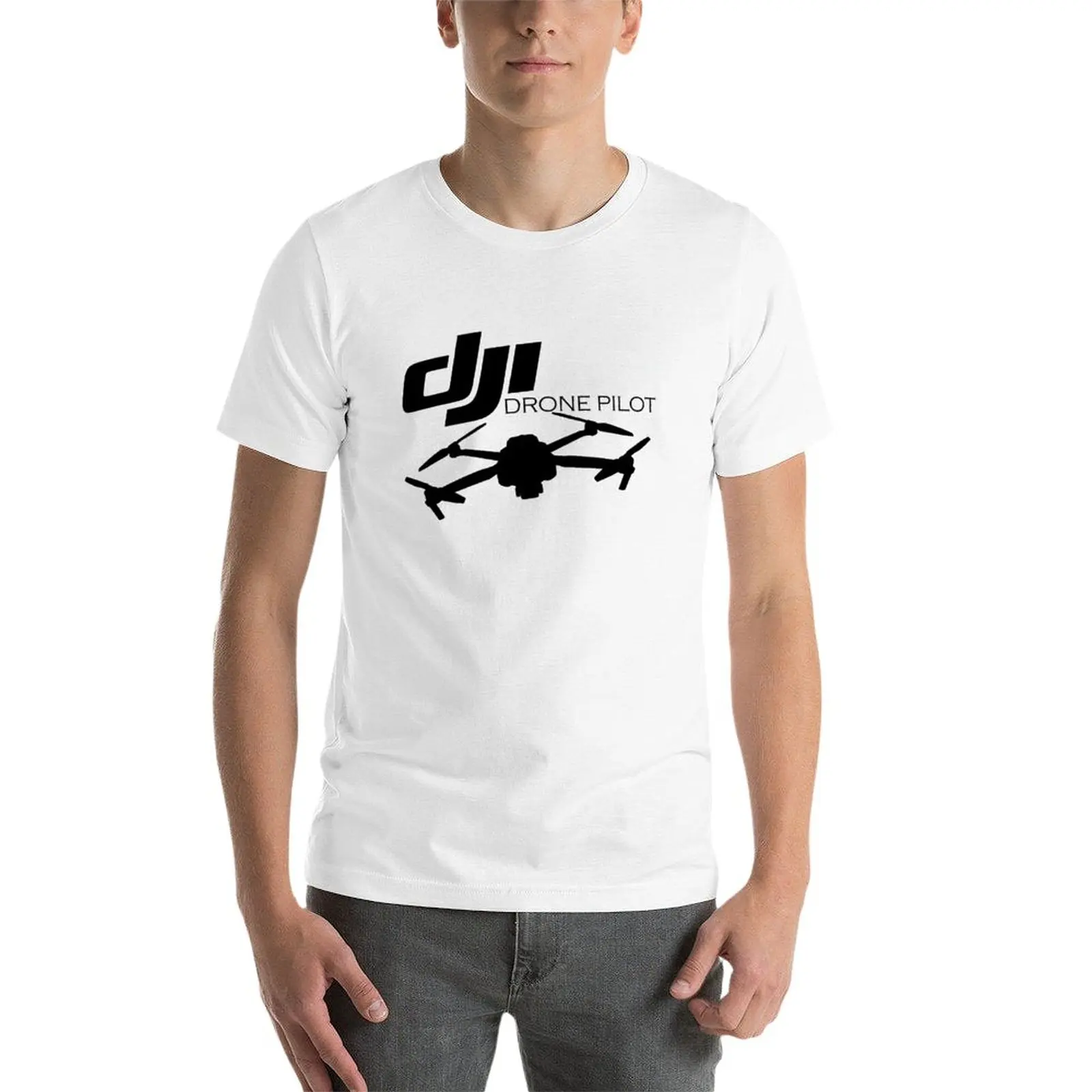 DJI Drone Pilot Essential T-Shirt Sticker black color T-Shirt funny t shirt anime clothes sports fan t-shirts mens clothing