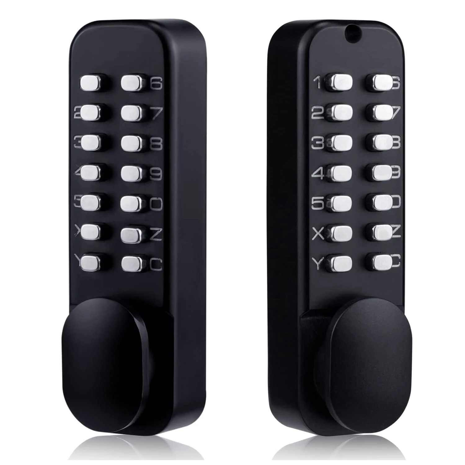 Mechanical Keyless Entry Door Lock with Keypad Door Knob, Keyless Combination Latch Door Lock with Handle,