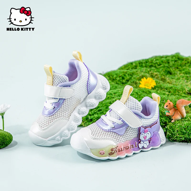 

Kuromi Hello Kitty My Melody Спортивная обувь Kawaii Sanrio Аниме Новые кроссовки с героями мультфильмов Студентка Студенческая повседневная обувь