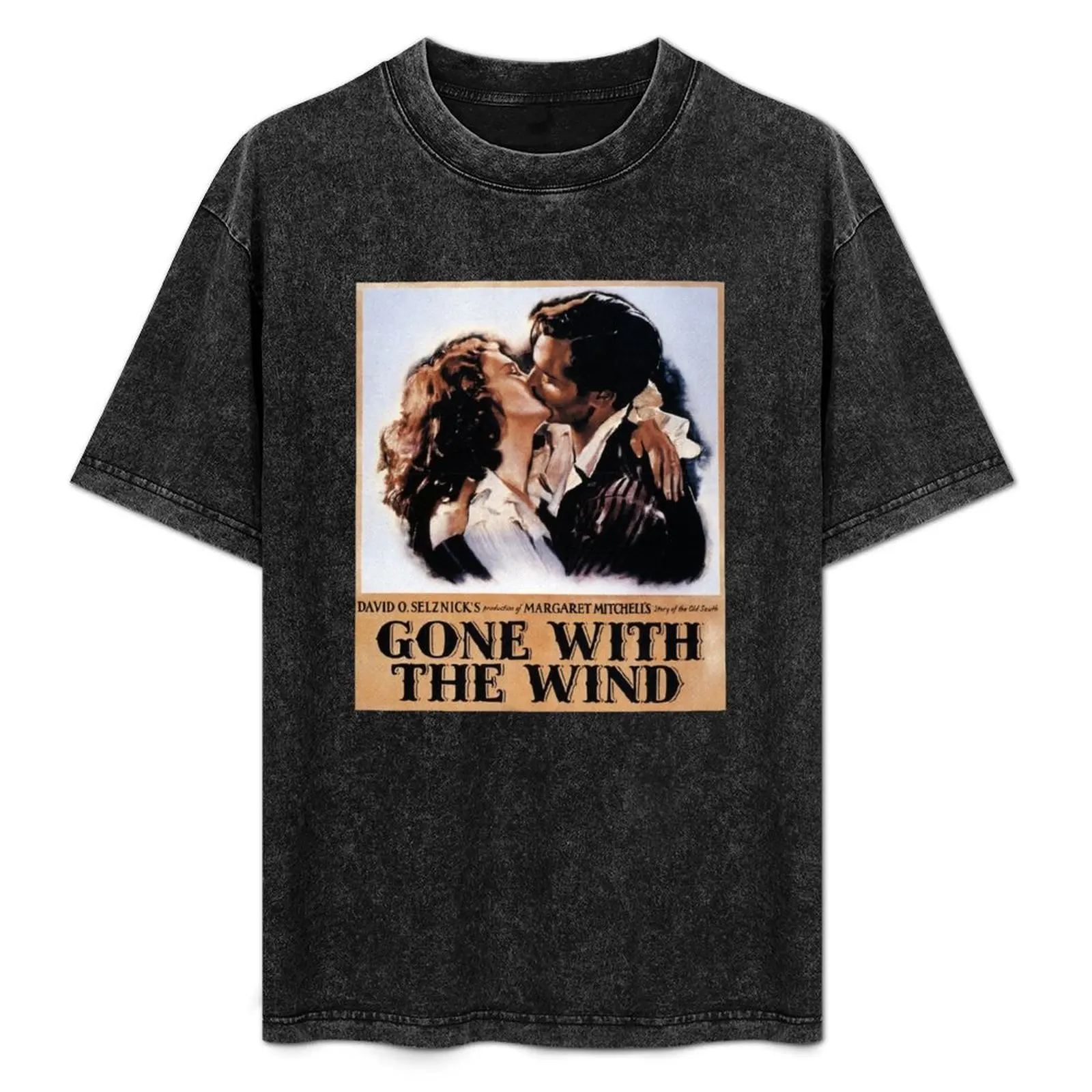 Gone with the wind T-Shirt vintage graphics animal prinfor boys compression shirt men