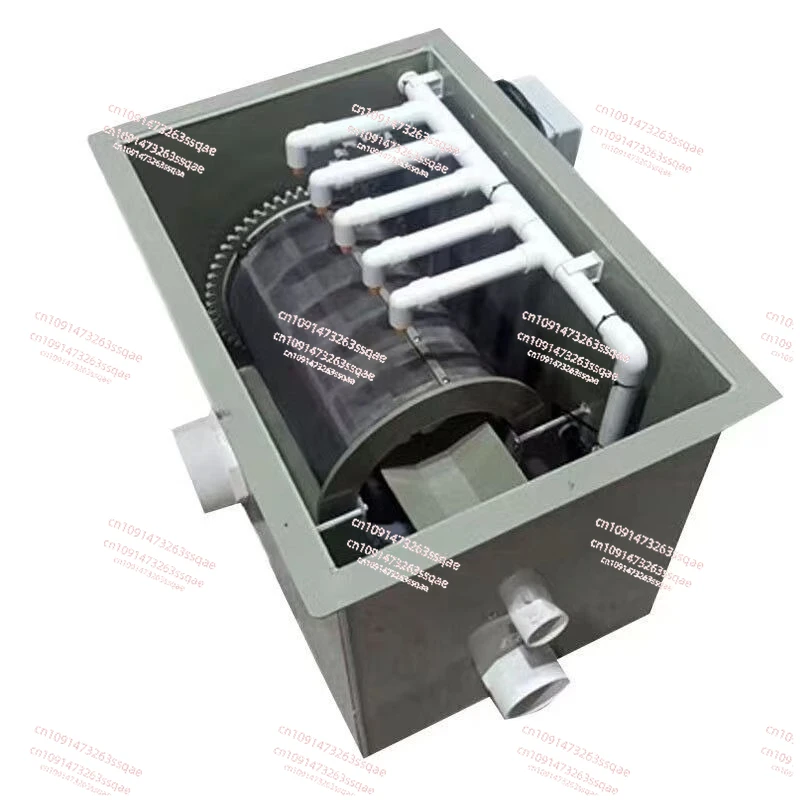 

Rotary Drum Microfiltration Fish Pond Filtration Equipment 10 Ton for Aquaculture Ultrafiltration